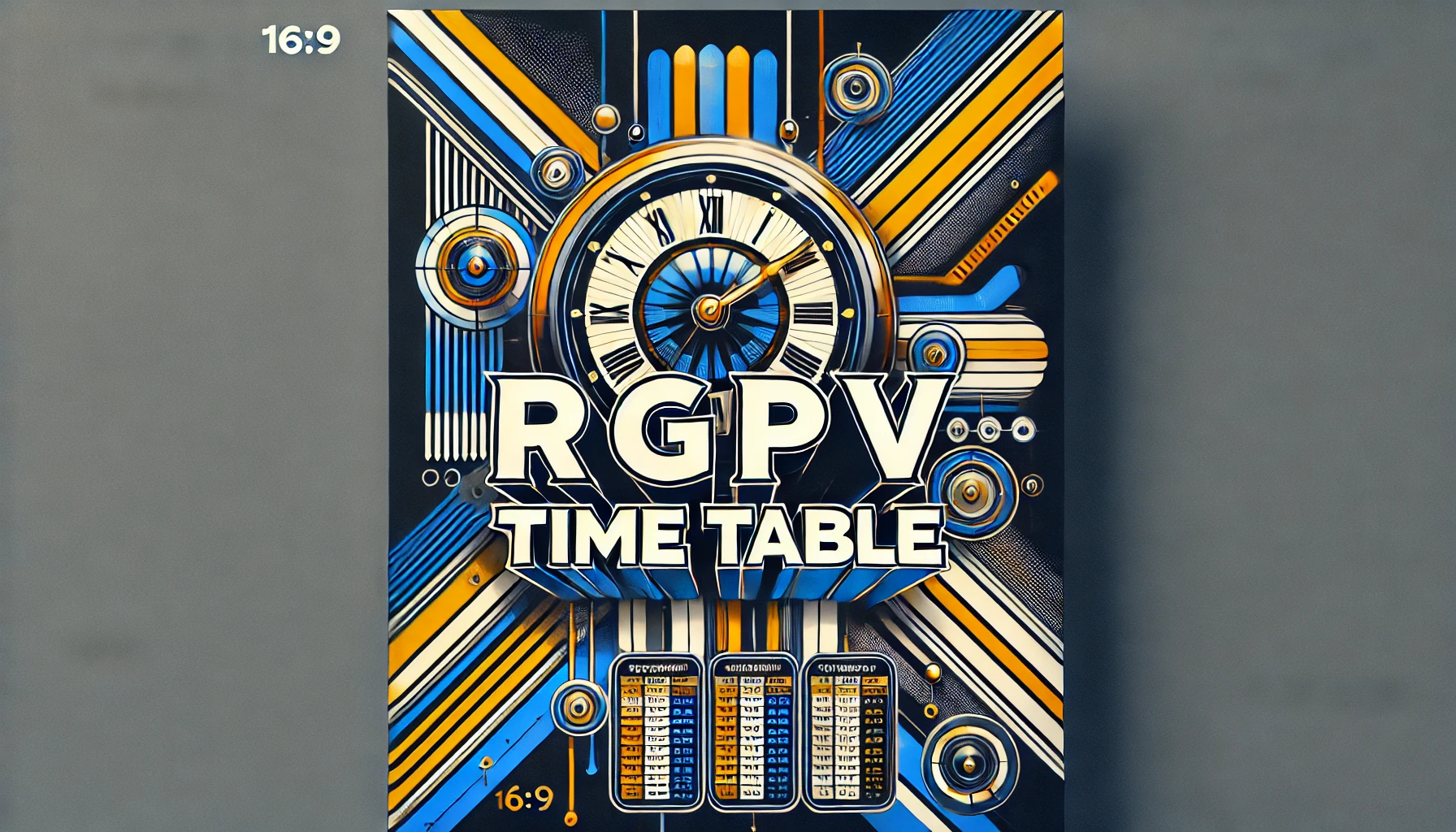 Download Your RGPV Time Table Instantly – Don’t Wait!