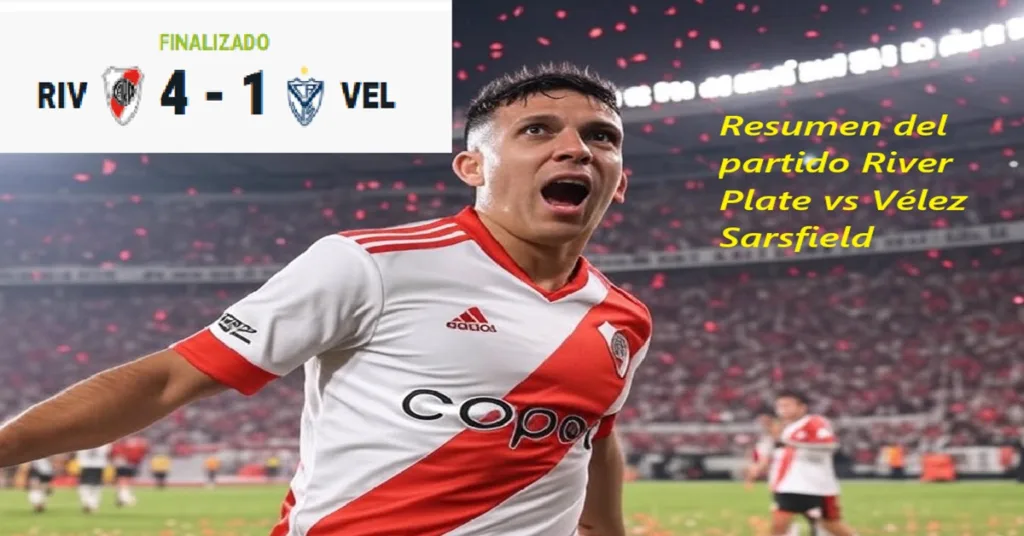 ¡River Plate APLASTA a Vélez 4-1! Los SECRETOS detrás de la victoria que TODOS están hablando