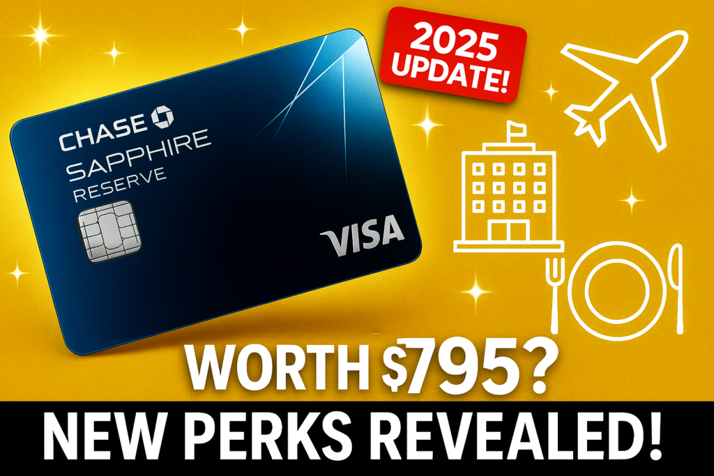 Chase Sapphire Reserve’s Shocking 2025 Update $795 Fee Worth It or a Total Rip-Off Credit Card
