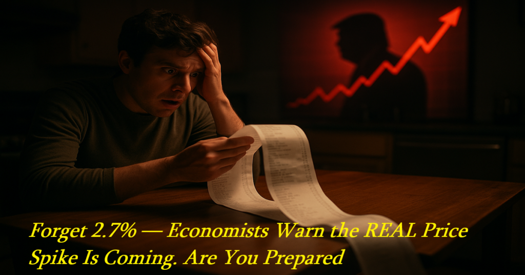 Forget CPI 2.7% — Economists Warn the REAL Price Spike Is Coming. Are You Prepared