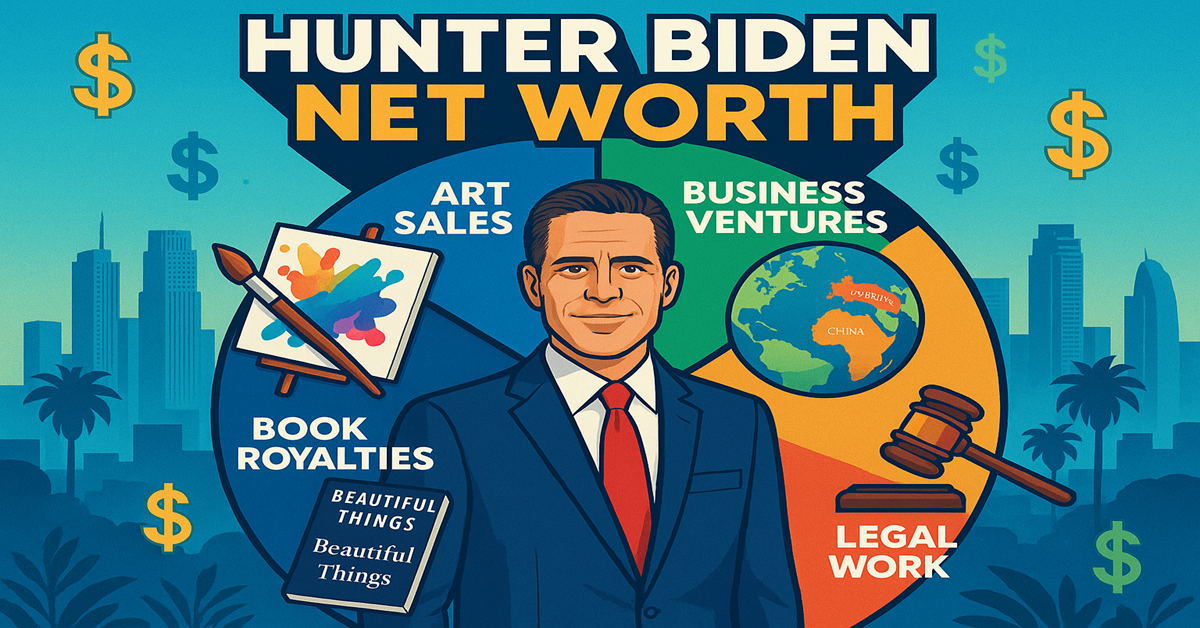 From Scandal to Success Hunter Biden’s Shocking Wealth Revealed! Biden's Net Worth