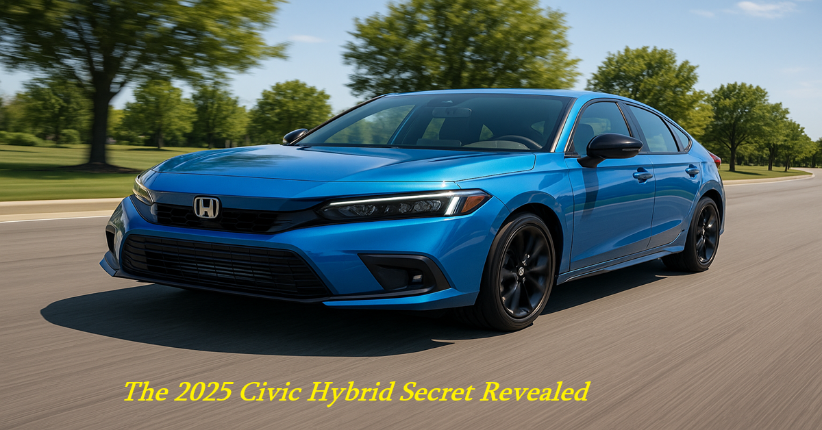 2025 Honda Civic Hybrid Honda's SHOCKING New Hybrid Forget Gas! The 2025 Civic Hybrid Just Dropped... And It's WILD!