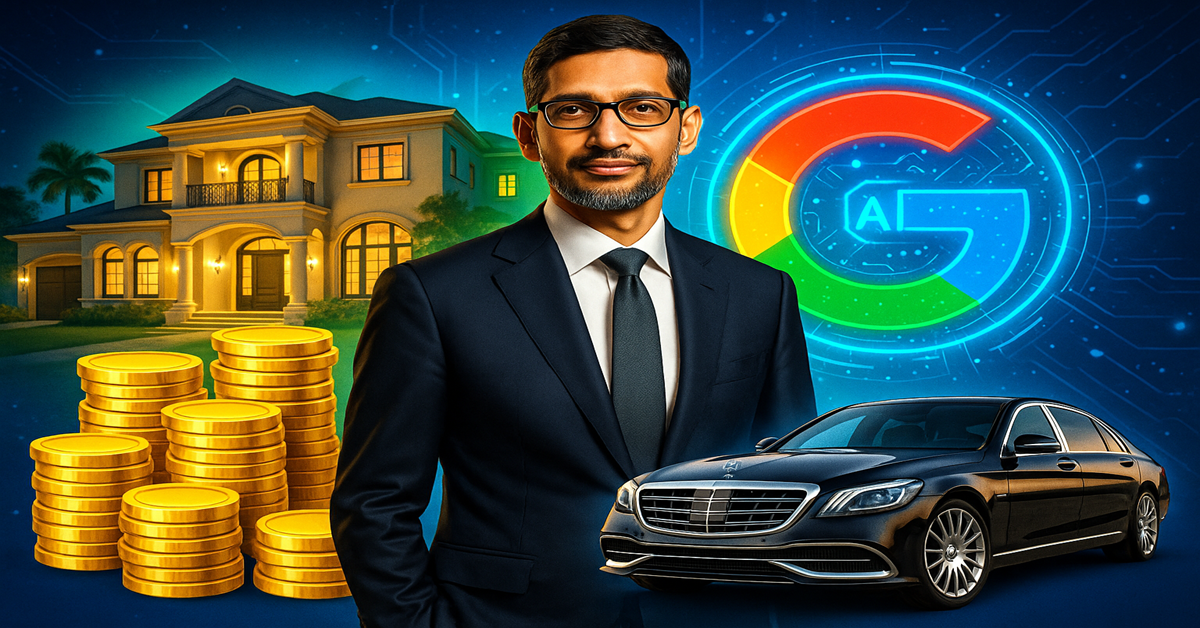 How Sundar Pichai Built a Billion-Dollar Empire with Google’s AI Revolution! Net Worth