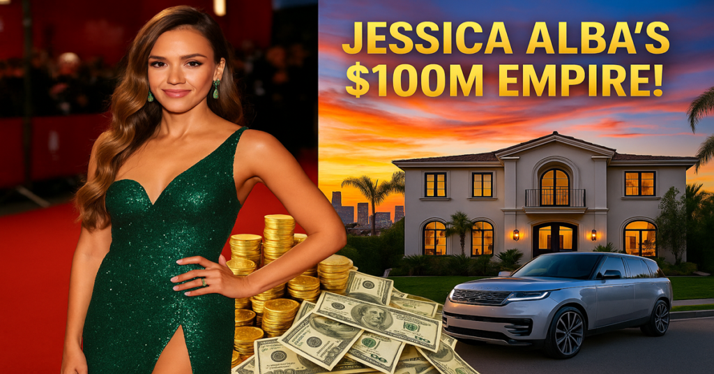 Jessica Alba’s $100M Empire How She Built a Fortune Beyond Hollywood! Net worth