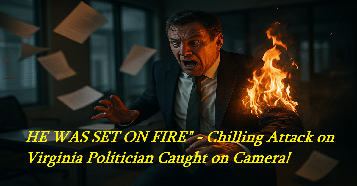 Lee Vogler WAS SET ON FIRE - Chilling Attack on Virginia Politician Caught on Camera! You Won't Believe Why
