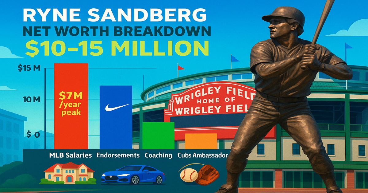 Ryne Sandberg’s Hidden Millions How He Built His Fortune Net worth