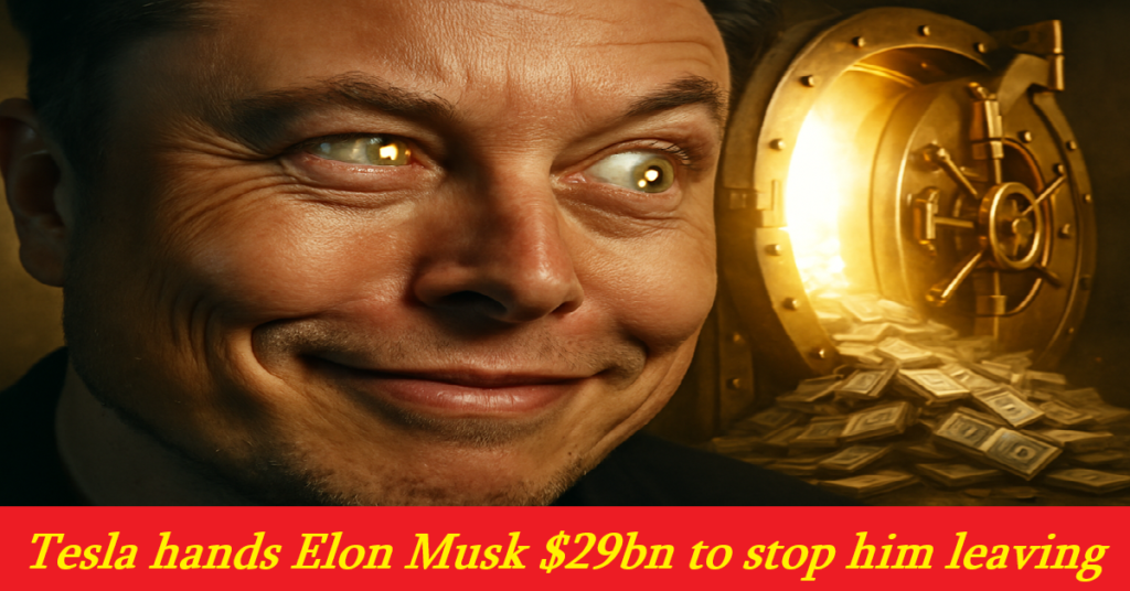 Elon Musk's tesla Stock: Tesla has announced a massive $29 billion stock award for its CEO