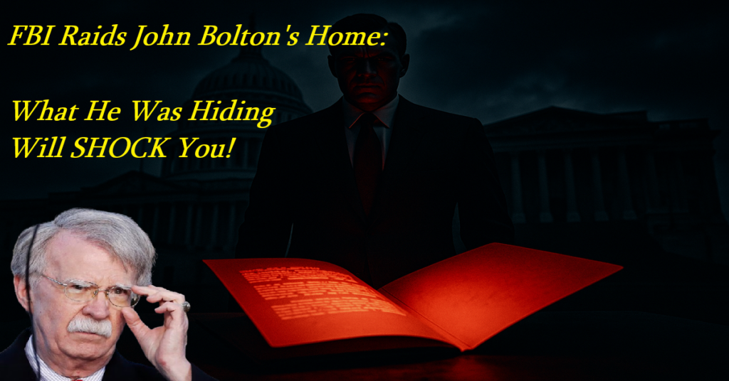 FBI Searches John Bolton's Home What He Was Hiding Will SHOCK You! Trump adviser