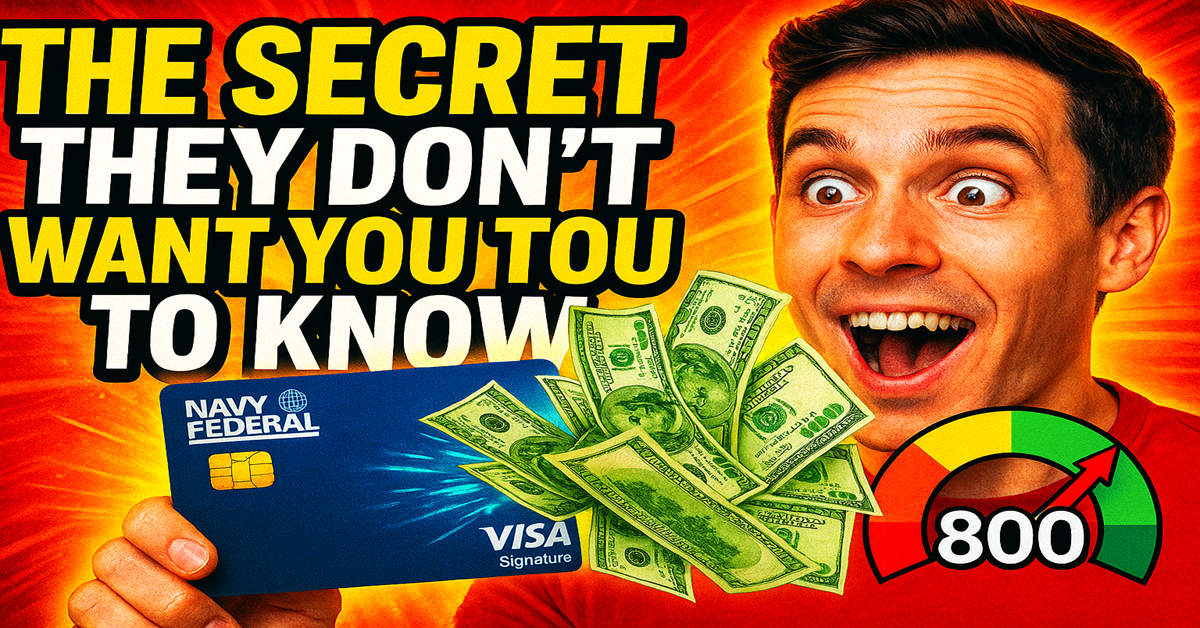 STOP Wasting Money! This Navy Federal Credit Card for a Better Credit Score! cashRewards