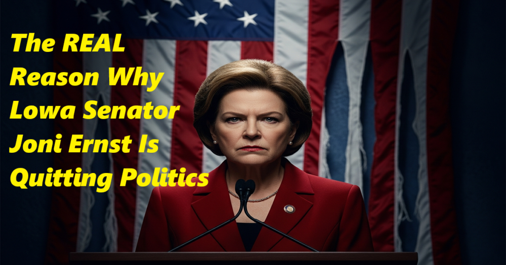 The REAL Reason Why Iowa Senator Joni Ernst Is Quitting Politics