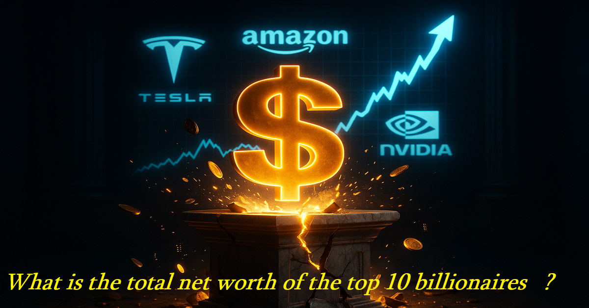 What is the total net worth of the top 10 billionaires
