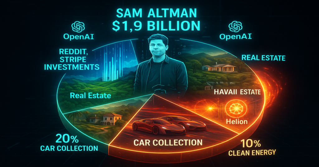 Sam Altman's $1.9B Net worth How He Built an Empire Without Touching OpenAI Stock – You Won't Believe His First Car!